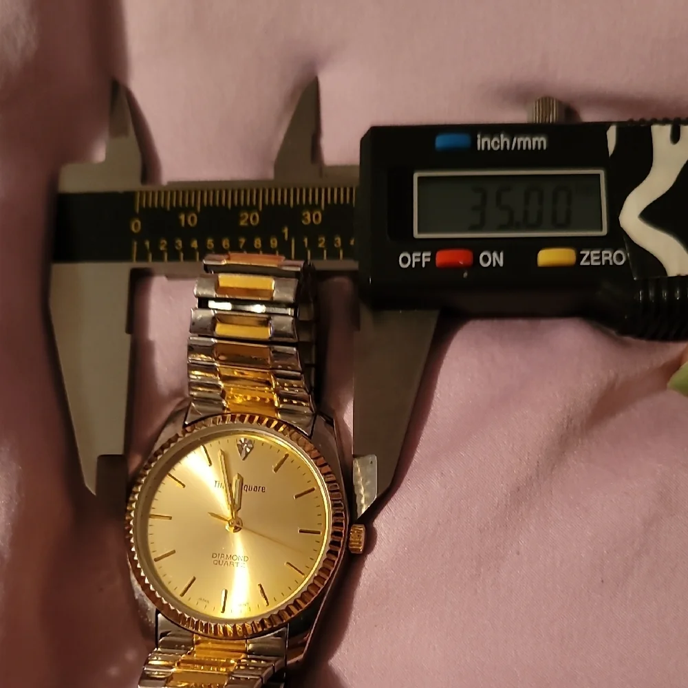Gold and Silver Time Square‎ Watch